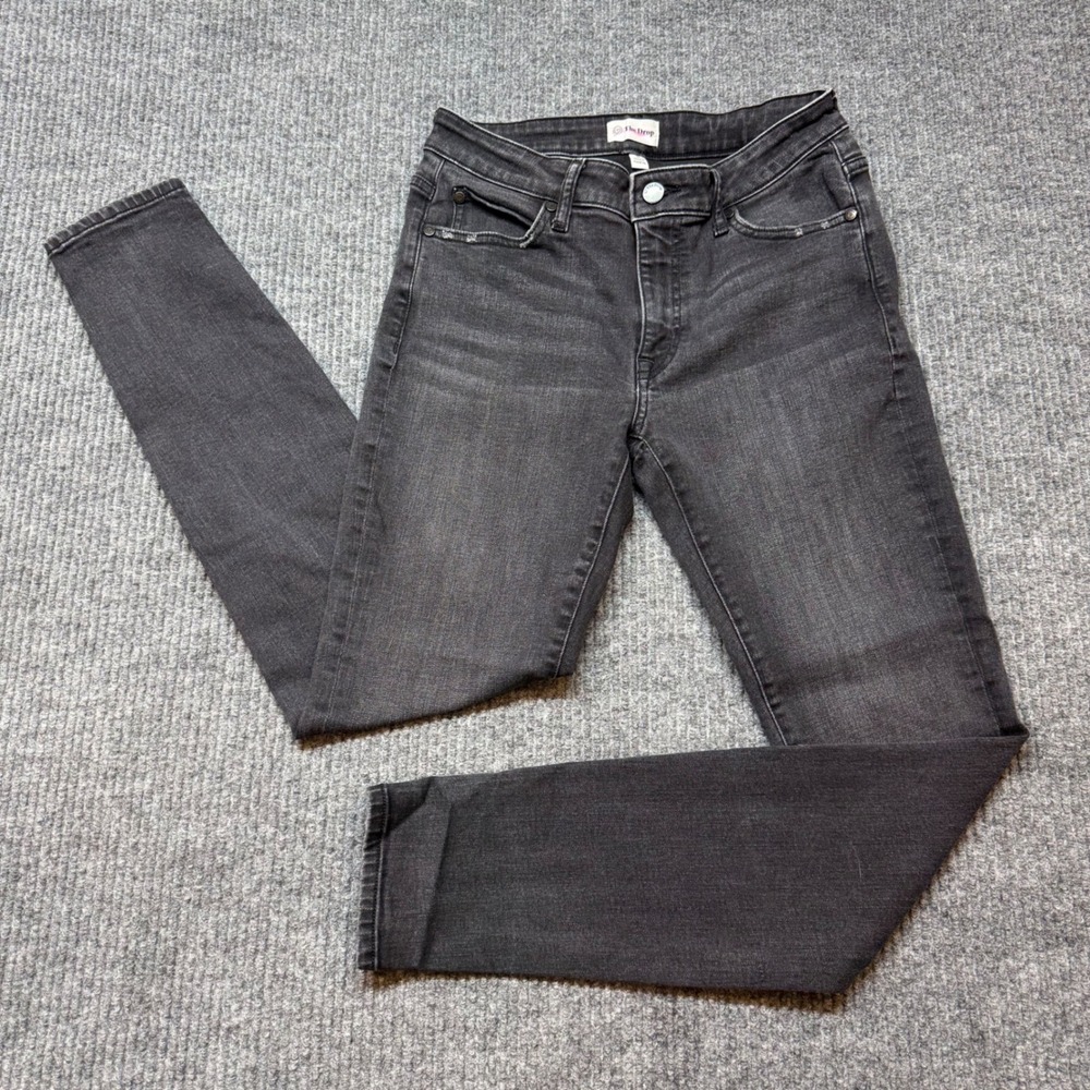 The Drop Womens Black Skinny Jeans Size 28 Stretch Denim Mid Rise Pants